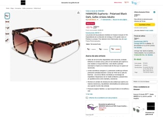 Gafas HAWKERS Euphoria Polarized Black Dark Unisex Adulto por 23,99€