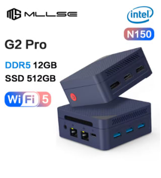 MLLSE-Mini PC G2 Pro Intel Twin Lake N150, LPDDR5, 12GB de RAM, 512GB de SSD, WiFi 5, BT5.0, Win11 por 105,70€