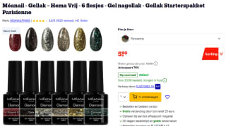 6-pack Méanail Gellak voor €5,90 bij Bol