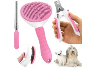 Cepillo Perros Quitapelos Pelo Largo incluye cortauñas por solo 5,99€
