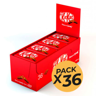 Pack 36 unidades Kit Kat Chocolatina por 14,99€