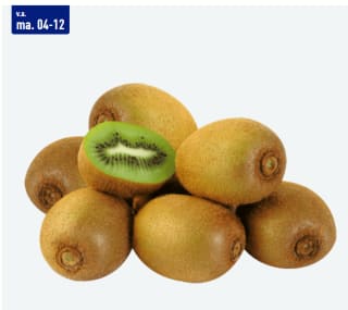 Groene kiwi's 1 kg voor €1,99 bij de Aldi