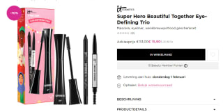 IT Cosmetics Super Hero Beautiful Together Eye-Defining Trio set voor €15,90