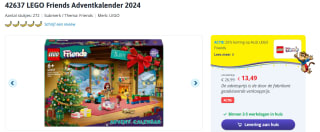 LEGO Friends - Adventkalender 2024 voor €13,49 bij Toychamp