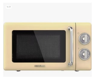 ProClean 3010 Retro Yellow Microondas mecánico de 20 L y 700 W. por 34.33€