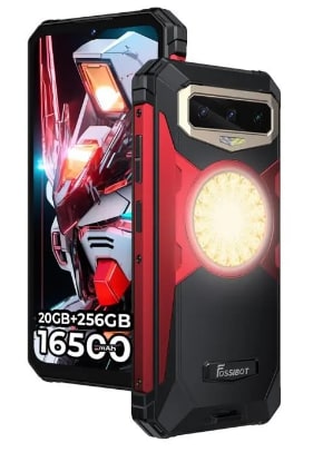 Fossibot F102 Smartphone Robuste 12Go + 256Go 16500mAh 6.58''FHD à 216,66€