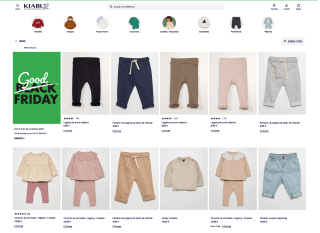 Black Friday Código 10€ Descuento Ropa de Bebé en Kiabi