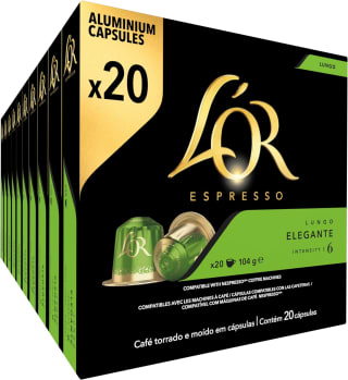 L'OR Espresso 200 Koffie Capsules Lungo Elegante voor €30,49 bij Amazon