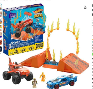 Mega Construx Hot Wheels Monster Trucks Pista Tiger Shark Coches por 17,04€