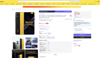 POCO X7 PRO 5G 8GB/256GB por solo 221,44€