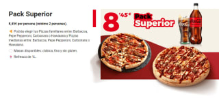 Buffet libre en Telepizza desde solo 6,95€