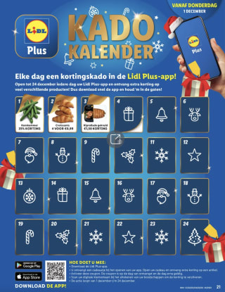 Elke dag een kortingskado met de Lidl Plus app