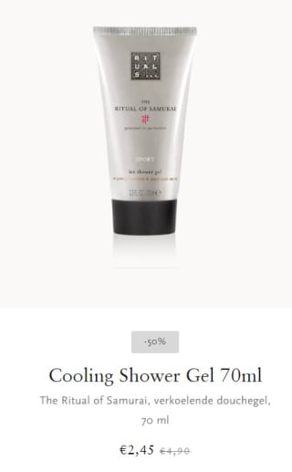 Tot 50% korting tijdens de sale bij RITUALS