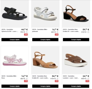 GEOX Sandalias Sozy Mid - Cuero por 39,99€