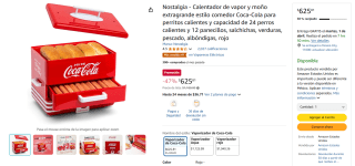 Calentadora de Vapor y Moño Nostalgia $626 | Descuento Amazon