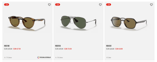 Tot 50% korting tijdens Black Friday bij Ray-ban