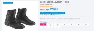 Botas moto Gaerne Stelvio Aquatech por 87,60€
