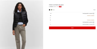 Chaleco acolchado ultra ligero Mango (tallas de XS a XL dependiendo del color) por 7,99€