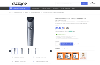 Cortapelos XIAOMI Hair Clipper 2 BHR8998EU gris por solo 27,49€