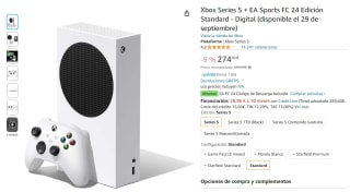 Xbox Series S + EA Sports FC 24 Edición Standard - Digital por 274€