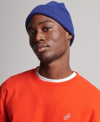 Gather a Superdry men's organic cotton vintage logo beanie at eBay for £6