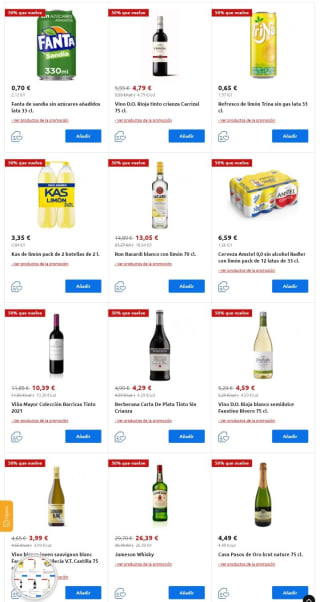 50% que Vuelve en Carrefour.