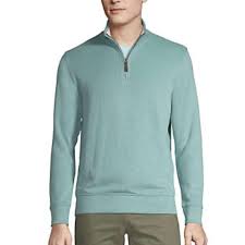 Men's Brushed Rib Heather Half Zip Jumper for £6.75 at Lands' End
