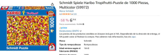 Puzzle 1000 piezas Haribo, Tropifrutti marca Schmidt Spiele por 6,70€