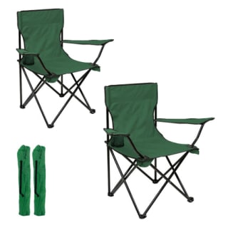 Set de 2 Sillas acampada plegable portátil por 21,59€