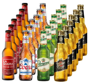 Pack x24 Cerveza Lagers del Mundo 330 ml c/u por 16.91€