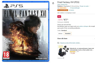 PS5 Final Fantasy XVI voor €41,99 bij Amazon