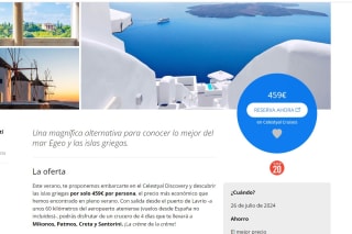 Crucero por Grecia en julio y agosto desde 459€ pxp