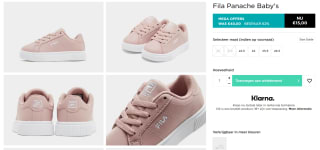 Fila Panache Baby sneakers voor €15 bij JD Sports