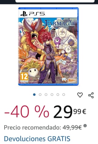 Farmagia PlayStation 5 por 29,99€.