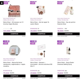 Hasta -30% Maria Orbai en Maquillalia.