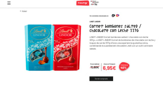 San Valentín Cornet bombones salted y Chocolate con leche 337g por solo 6,95€