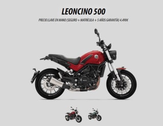 Moto Leoncino 500 + Seguro + Matrícula + 5 años garantía por 4.490€