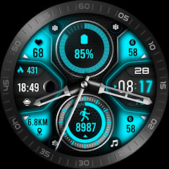 ML2U 176 Watch Face en de ML2U 257 Flower Watch Face voor Android gratis