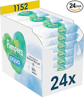 Pampers Harmonie Aqua babydoekjes (1152 stuks) voor €32,57