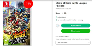 Mario Strikers Battle League Football voor €38 bij Nedgame
