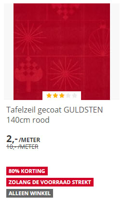 Tot 80% korting op kerst artikelen bij Jysk