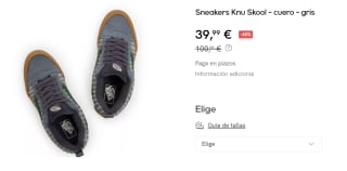 Zapatillas Vans Knu Skool por 39.99€