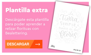 Plantilla lettering Rubio gratis en descarga