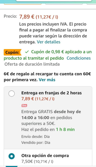 Anís del Mono Dulce, 70cl por 6,52€.