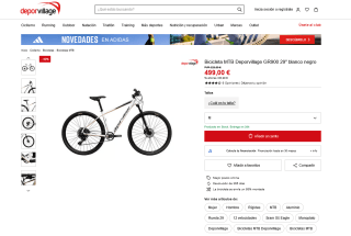 Bicicleta MTB Deporvillage GR900 29" por solo 499€