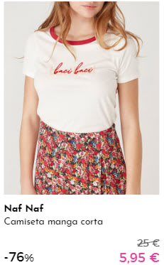 NAF NAF - Camisetas desde 2,95€
