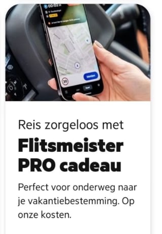 2 maanden Gratis flitsmeister pro voor KPN klanten