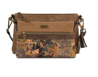 Bandolera de mujer Florencia 2 en 1 en color marrón por 27.99€