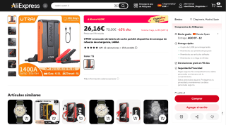 UTRAI Arrancador de Batería por 26,16€