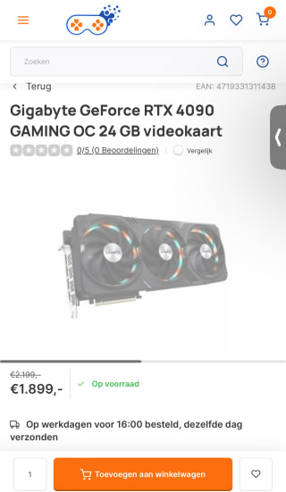 Goedkoopste RTX 4090 op dit moment!